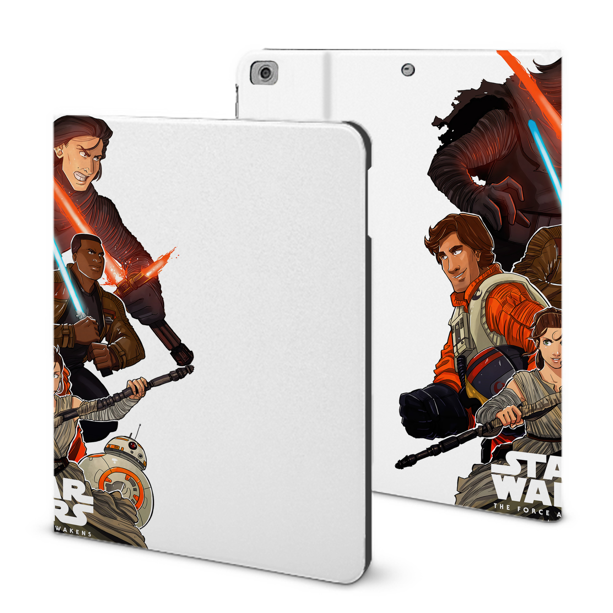 （画像用） スター・ウォーズ Star Wars IPad ケース ブック型 PUレザー TPU 耐衝撃 軽量 薄型 ペン収納なし 全面保護 IPad 各モデル対応